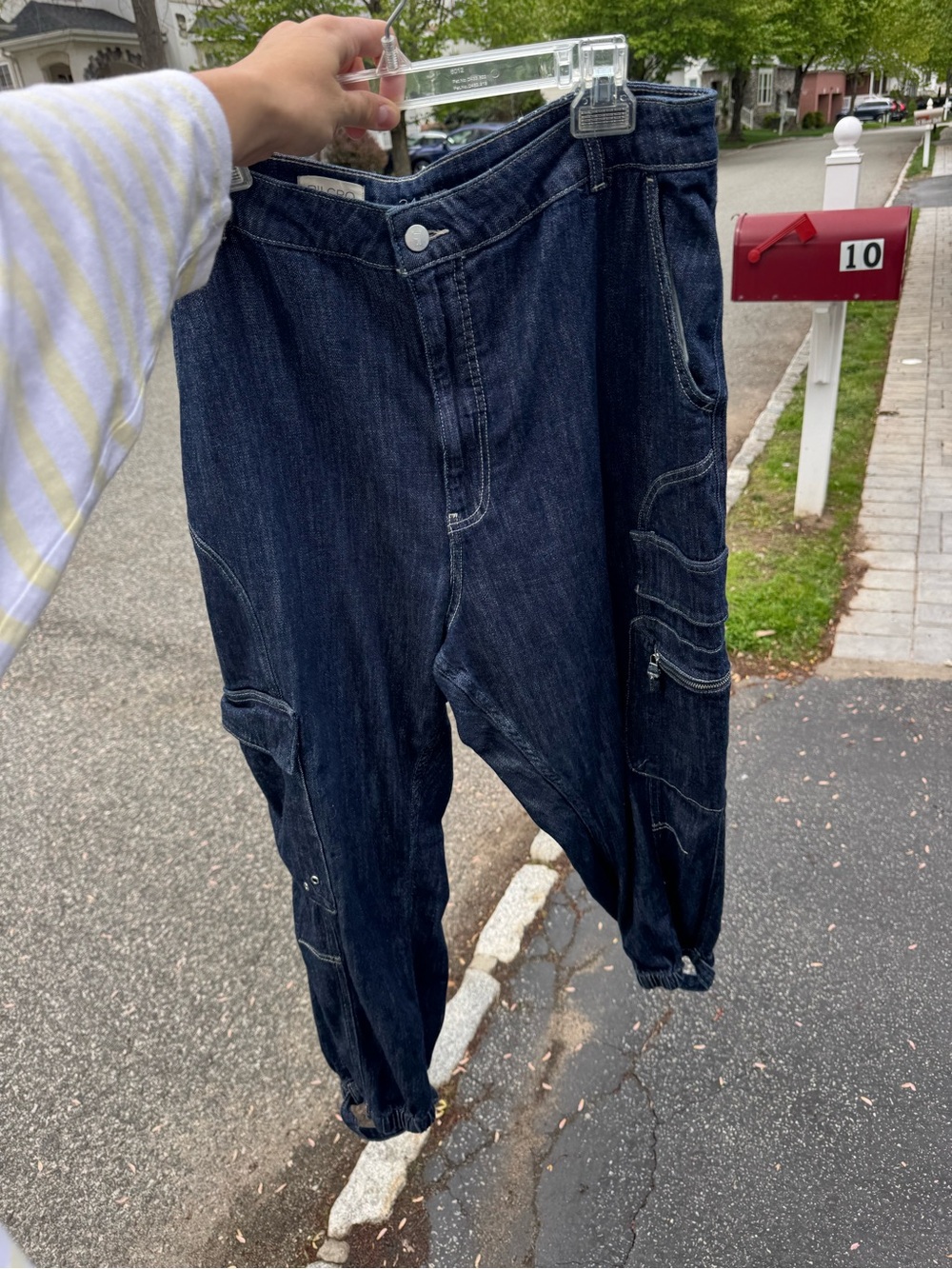 Pilcro denim joggers from anthropologie